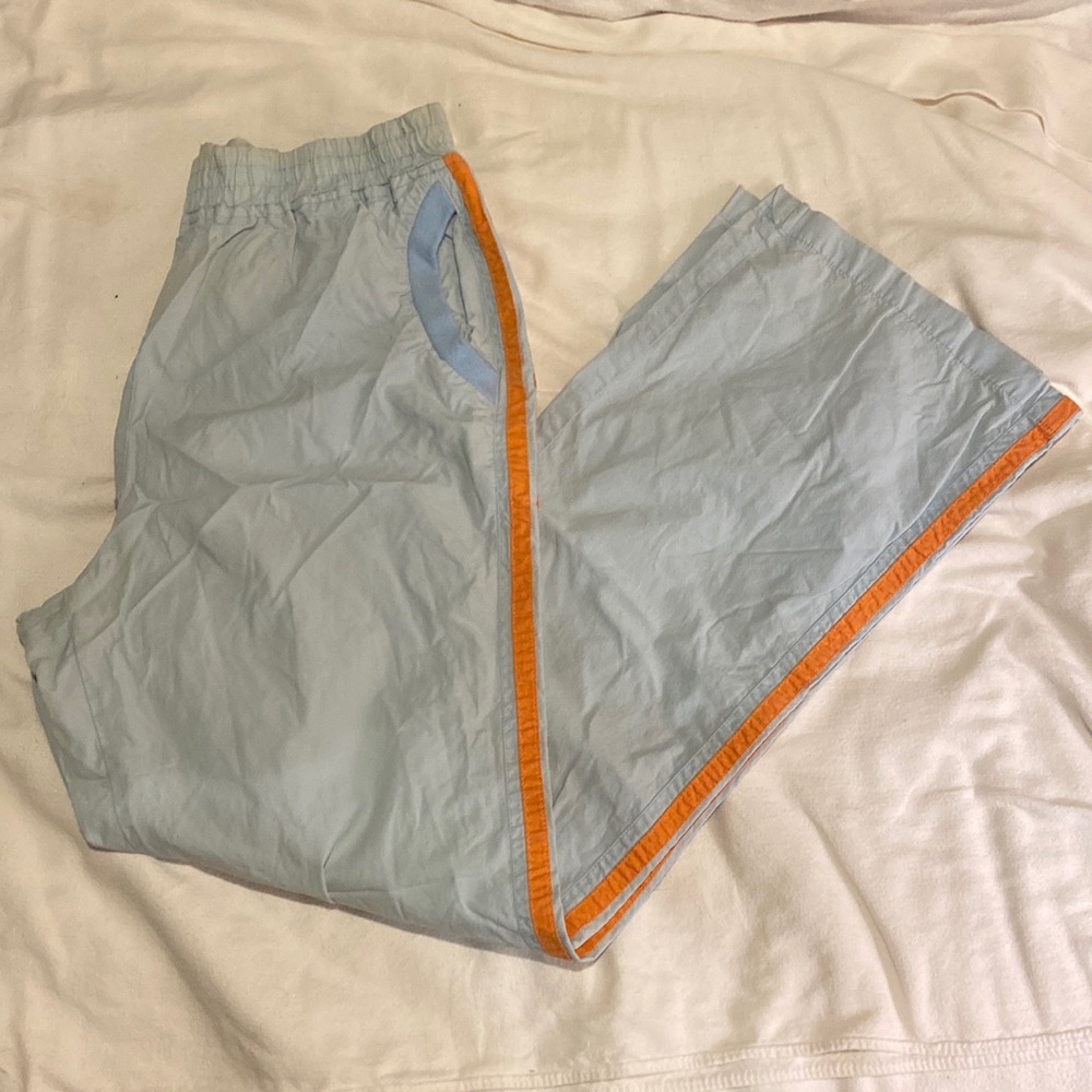 Blue and orange Dior Trackpants